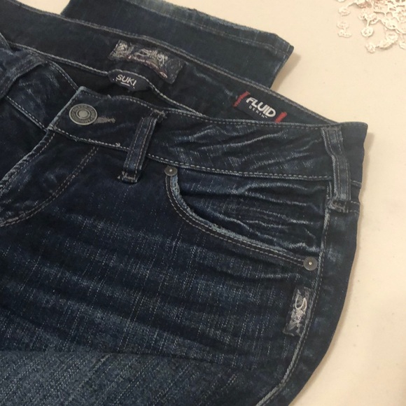 Silver Suki sz28 Mid Baby Boot Fluid Jeans - Picture 4 of 6